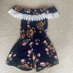 Floral Off-Shoulder Dress